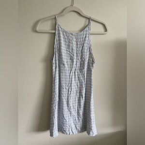 Urban Outfitters light blue checkered dress, size 2